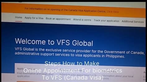 vfs canada manila|vfs manila canada biometric appointment.
